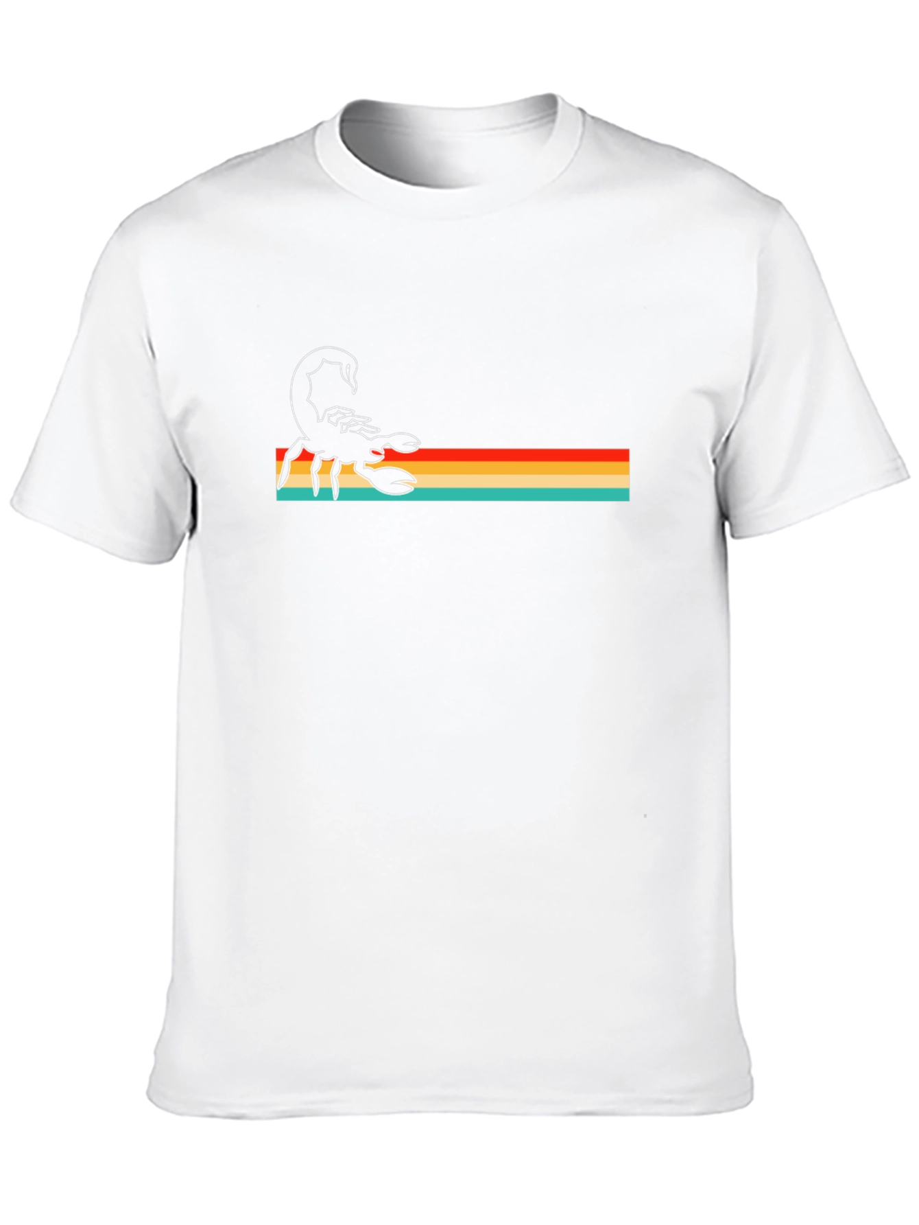 Retro Scorpion Graphic T-Shirt - Black