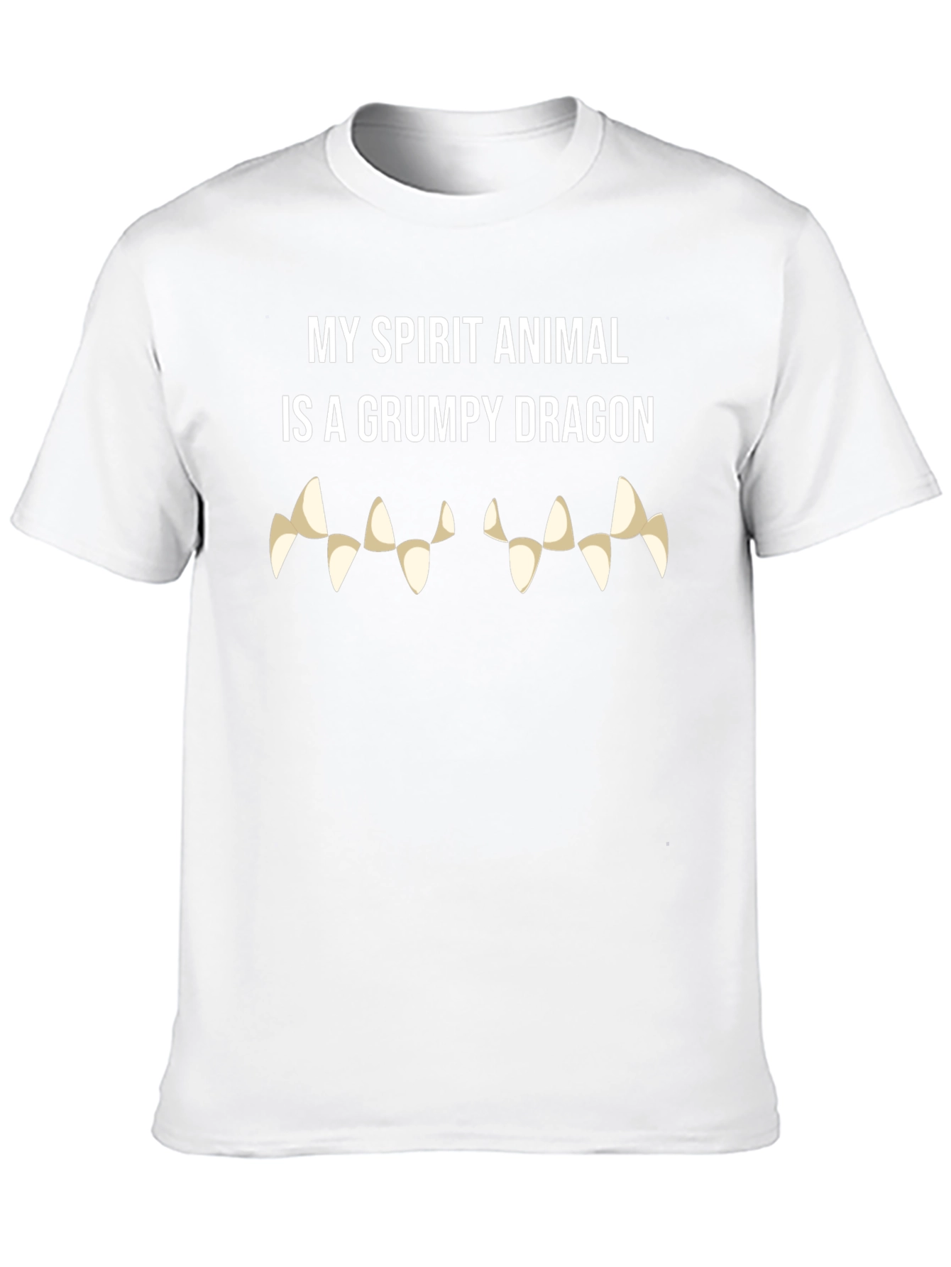 Grumpy Dragon Spirit Animal Graphic Tee