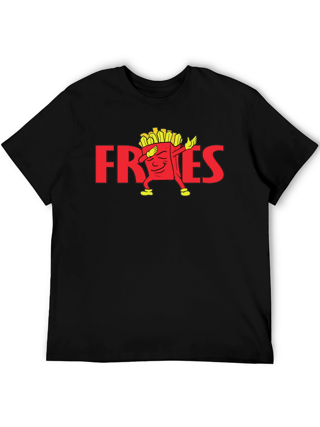 Funny Dabbing Fries Graphic T-Shirt