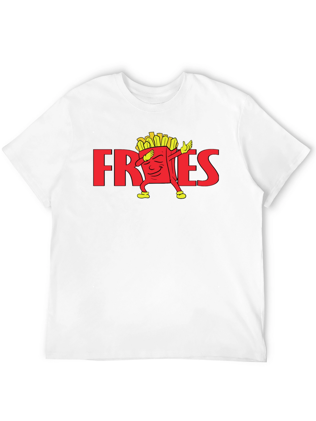 Funny Dabbing Fries Graphic T-Shirt
