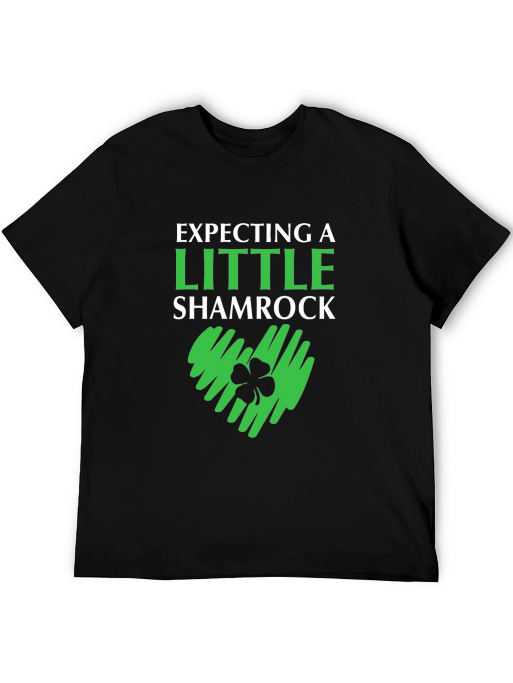 Expecting a Little Shamrock St. Patricks Day Tee