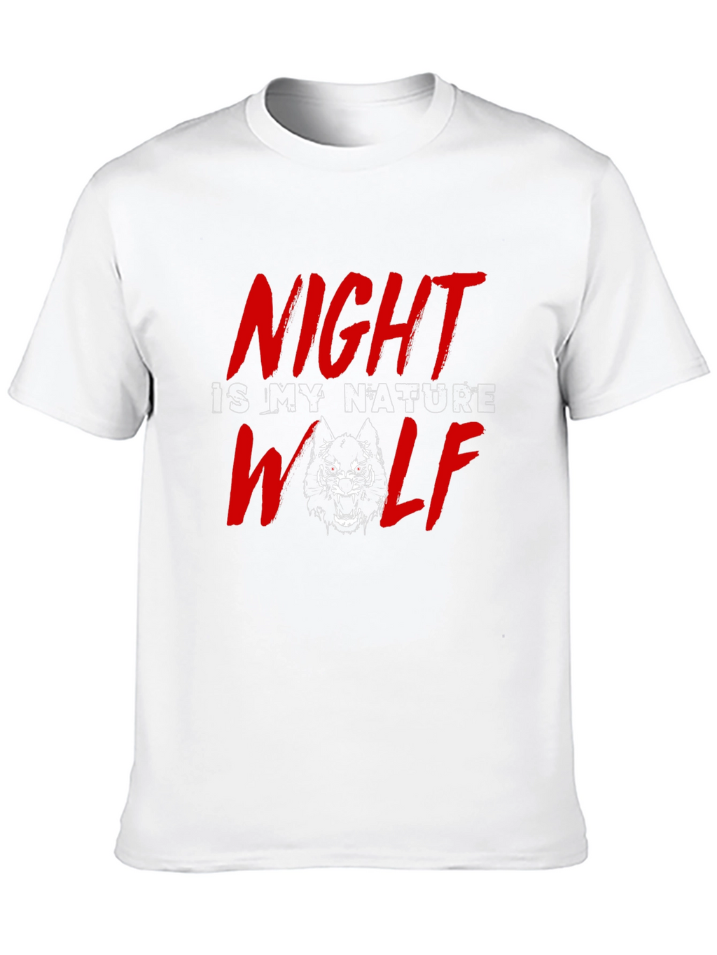 Night Wolf Graphic Tee - Black