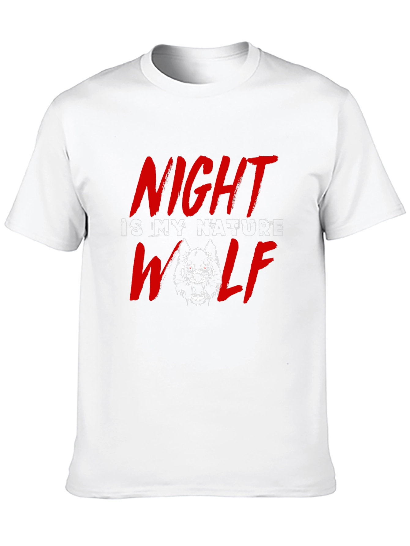 Night Wolf Graphic Tee - Black