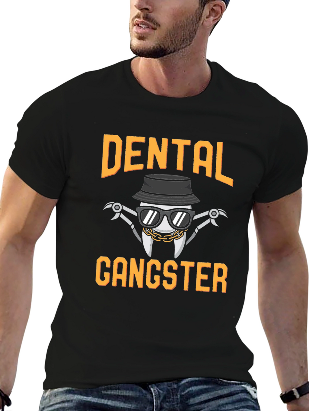 Dental Gangster T-Shirt - Funny Dentist Tee
