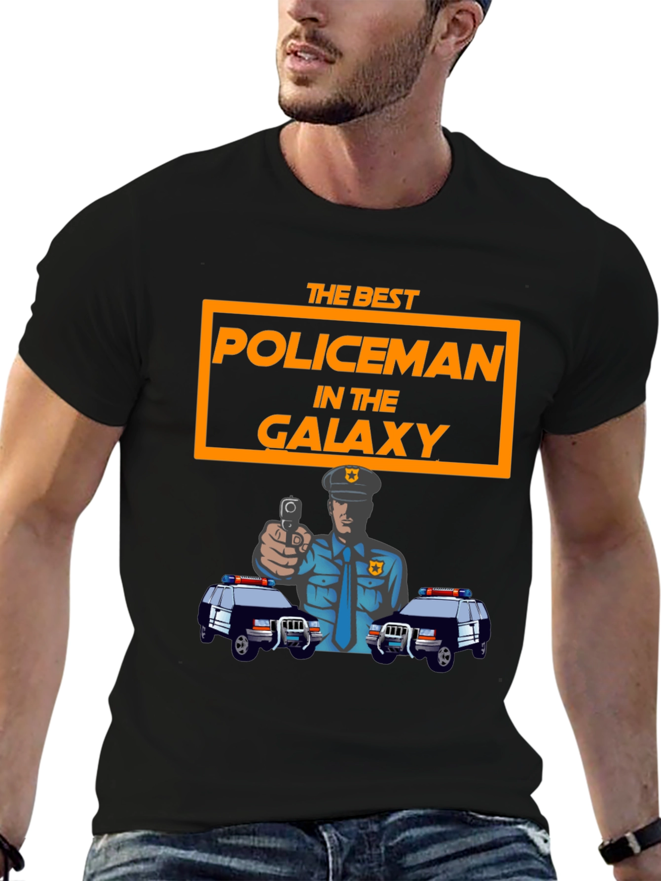 Best Policeman in Galaxy T-Shirt