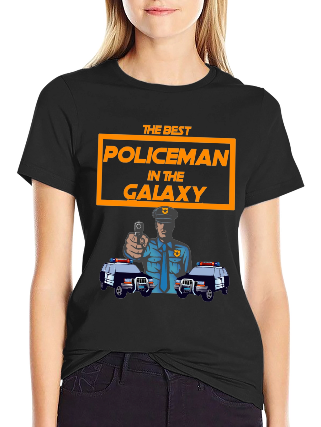 Best Policeman in Galaxy T-Shirt
