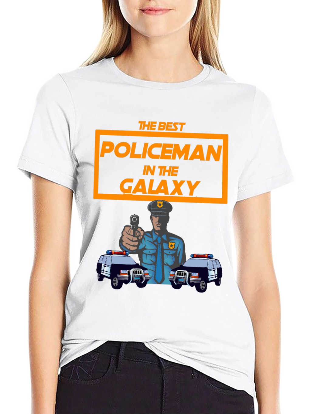 Best Policeman in Galaxy T-Shirt