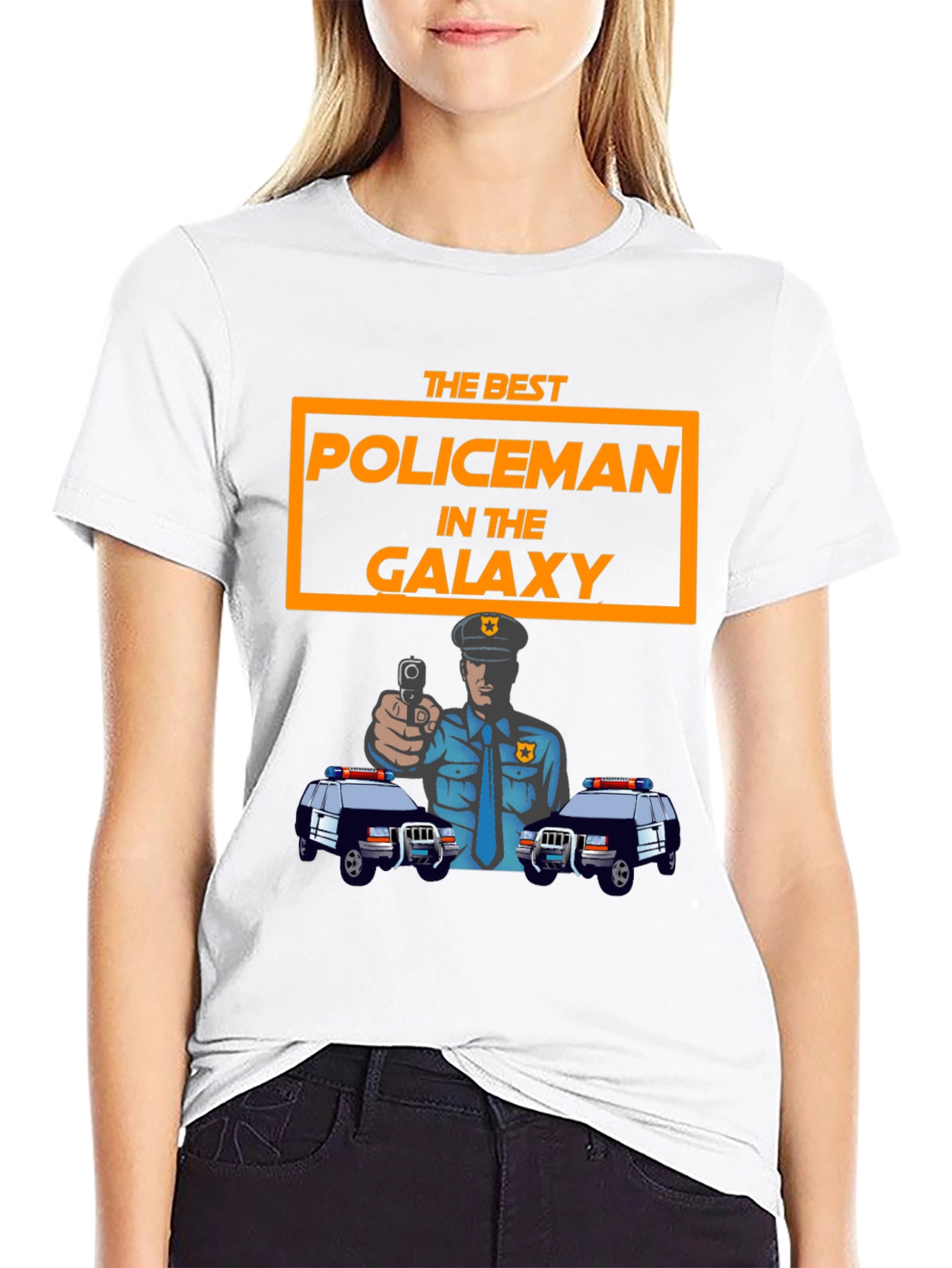 Best Policeman in Galaxy T-Shirt