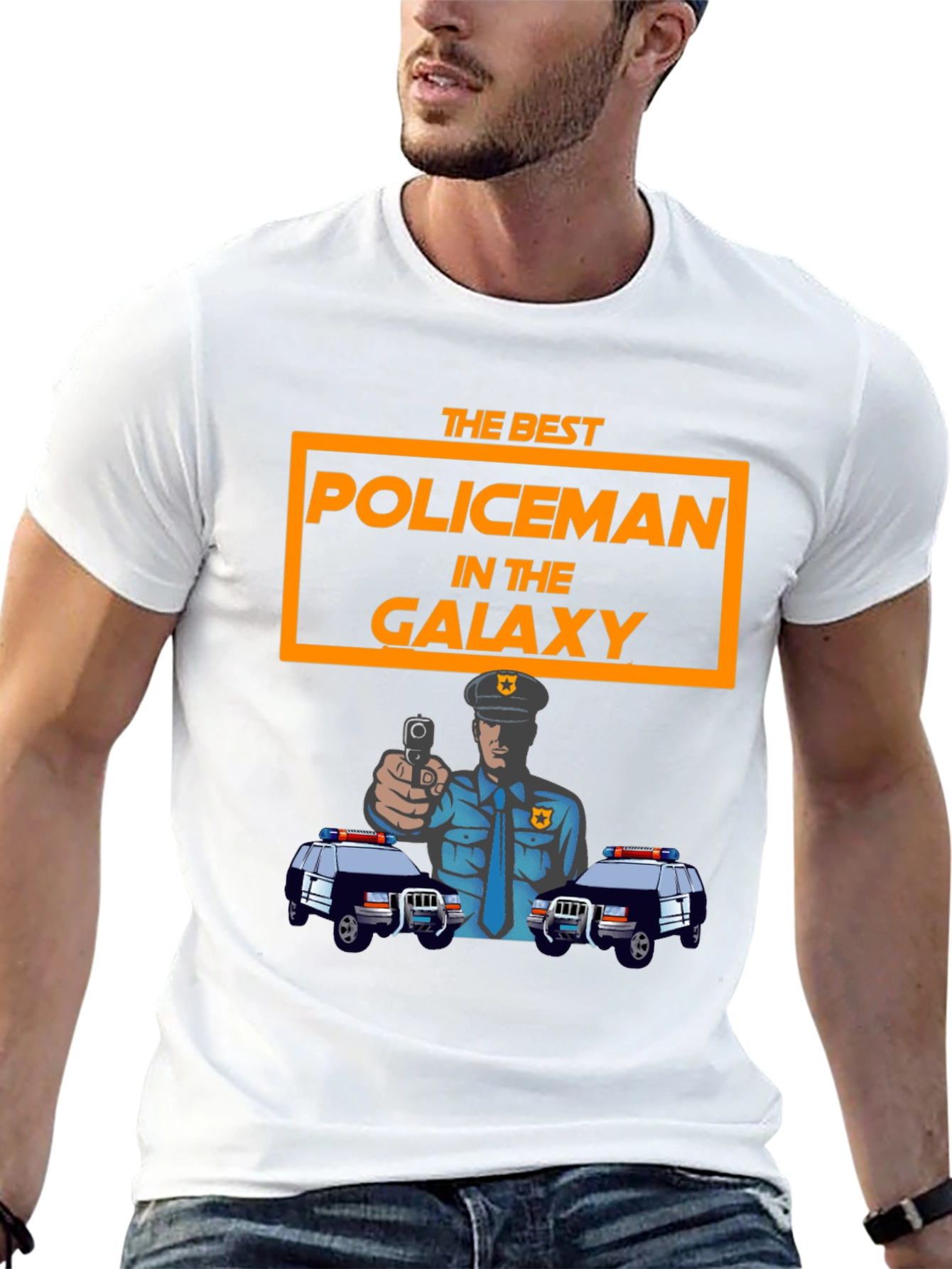 Best Policeman in Galaxy T-Shirt
