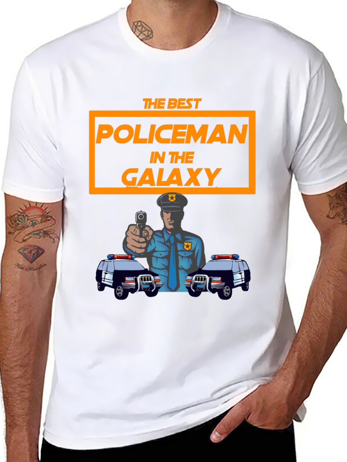 Best Policeman in Galaxy T-Shirt