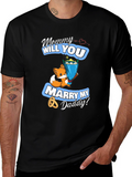 Mommy Will You Marry My Daddy? Cute Fox T-Shirt