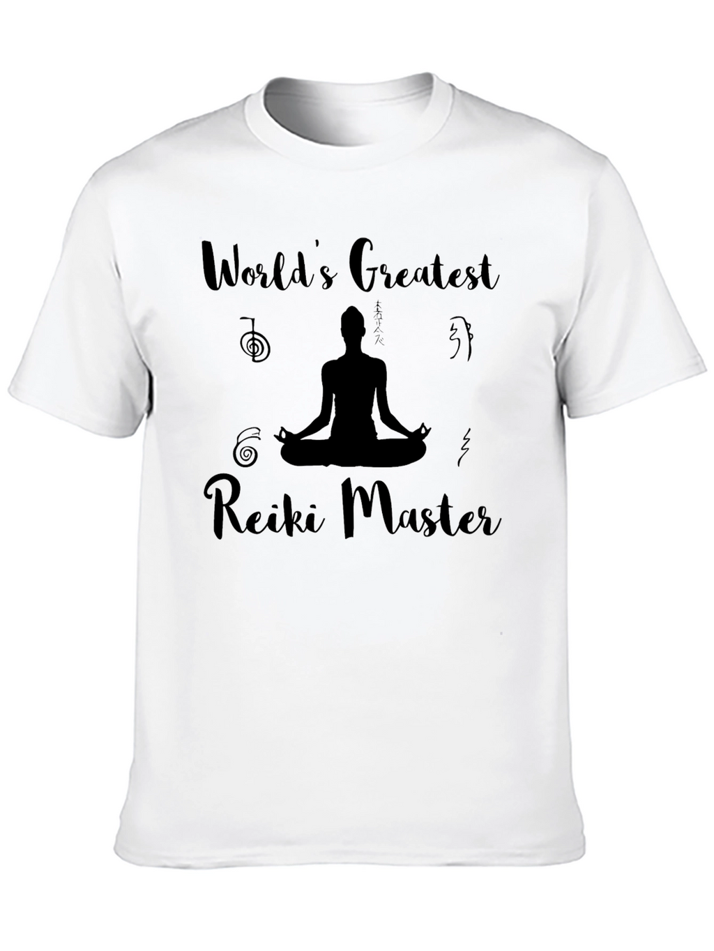 Worlds Greatest Reiki Master Black T-Shirt