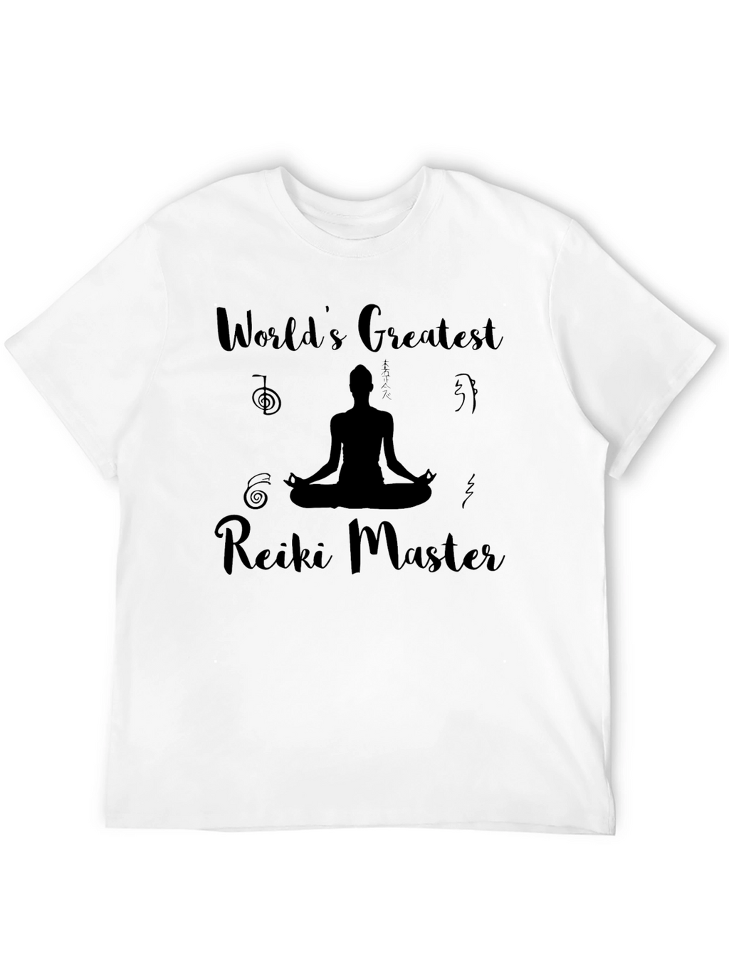 Worlds Greatest Reiki Master Black T-Shirt