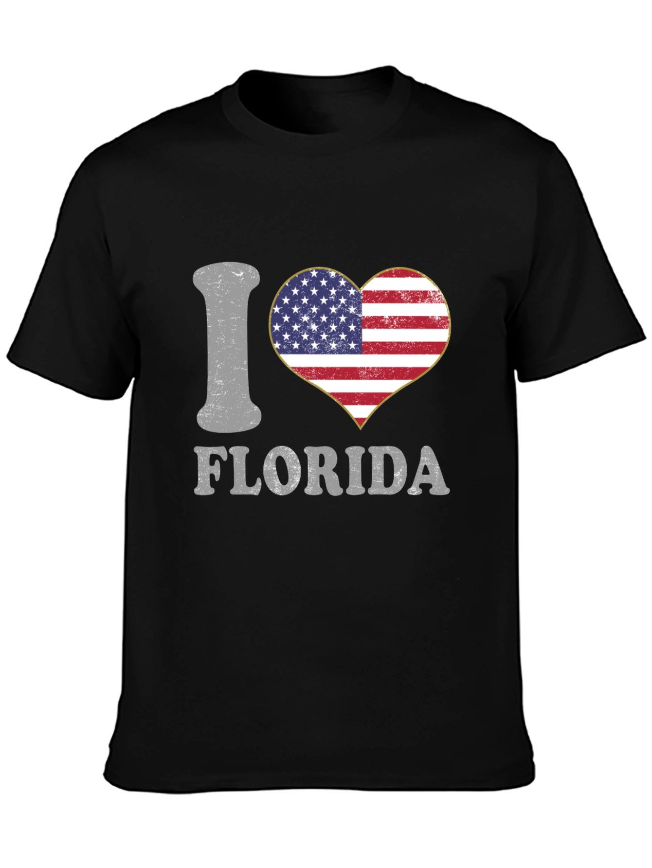 I Love Florida T-Shirt - Patriotic Design