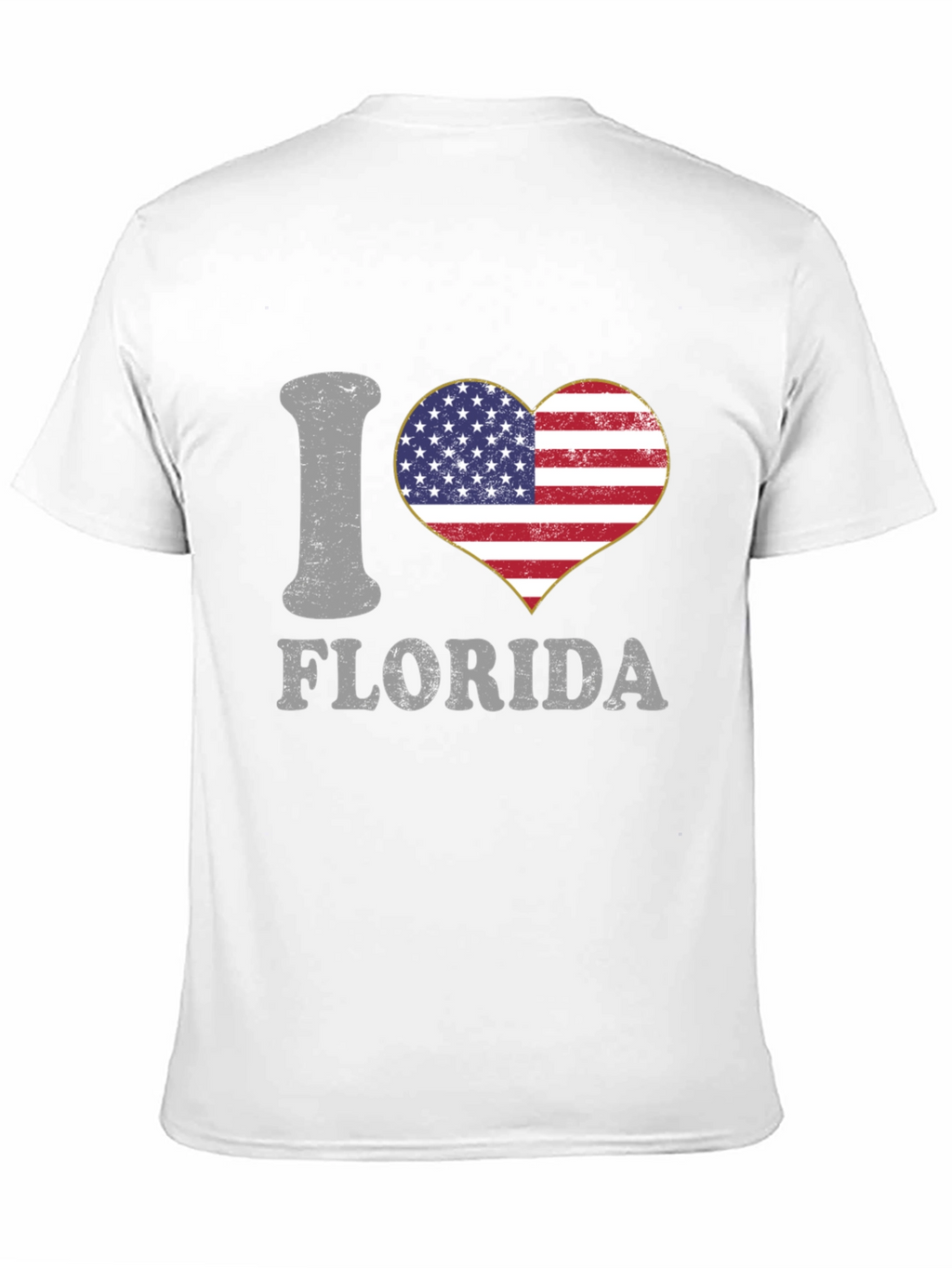 I Love Florida T-Shirt - Patriotic Design