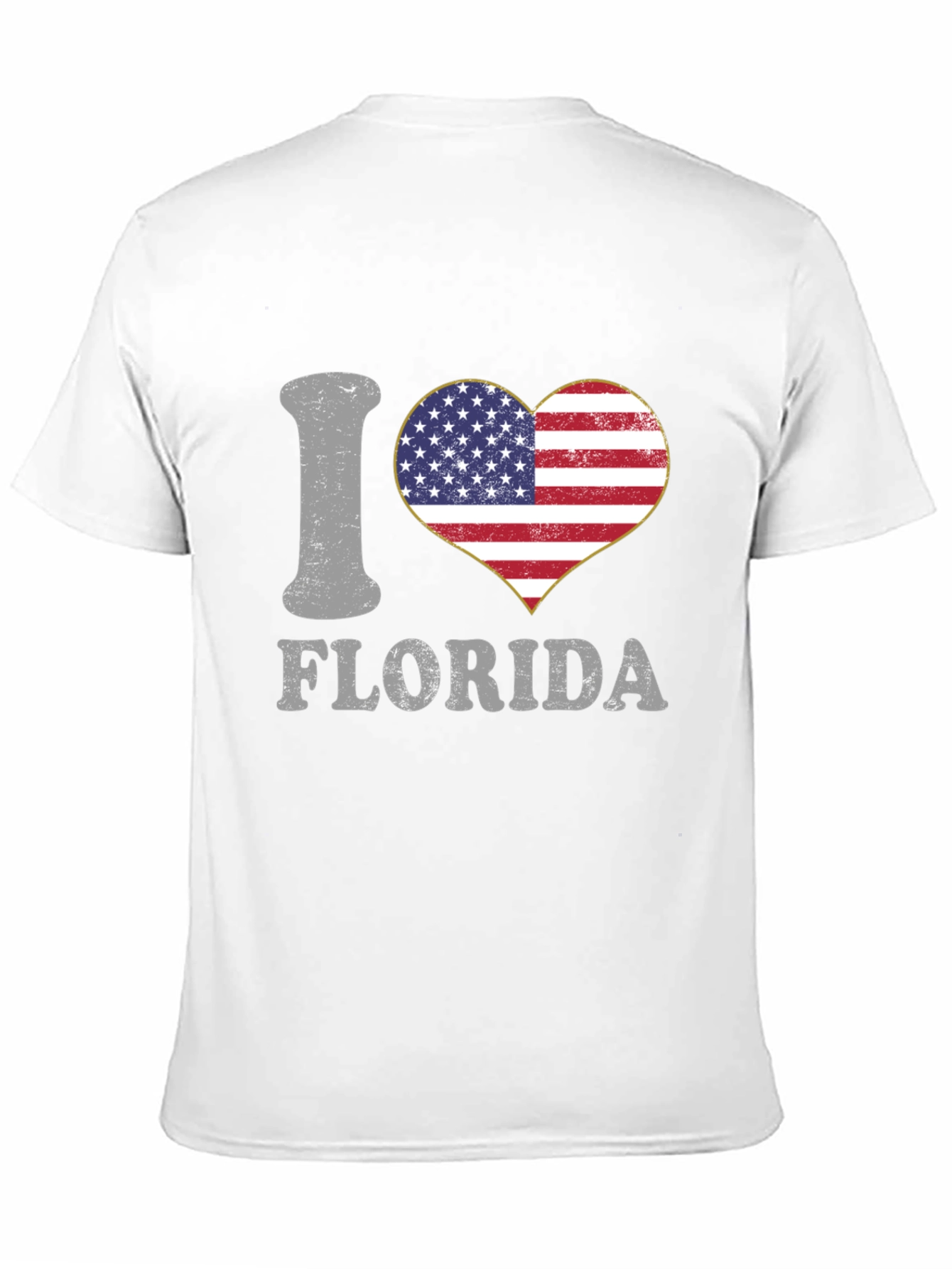 I Love Florida T-Shirt - Patriotic Design