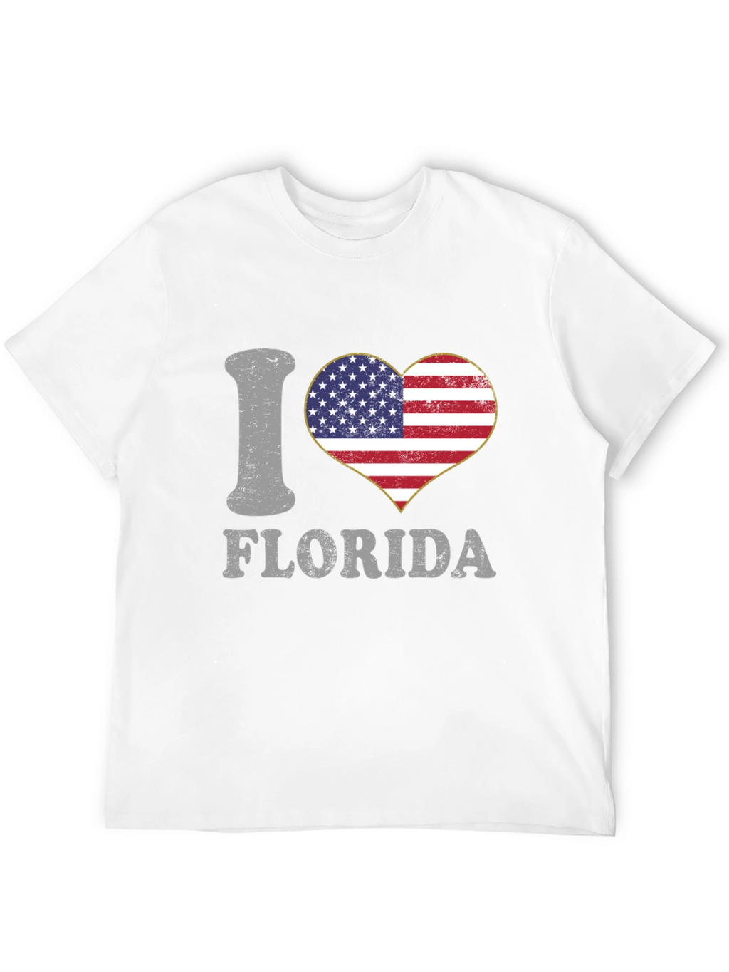I Love Florida T-Shirt - Patriotic Design