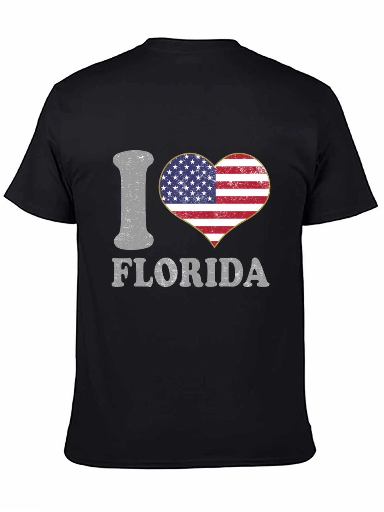 I Love Florida T-Shirt - Patriotic Design