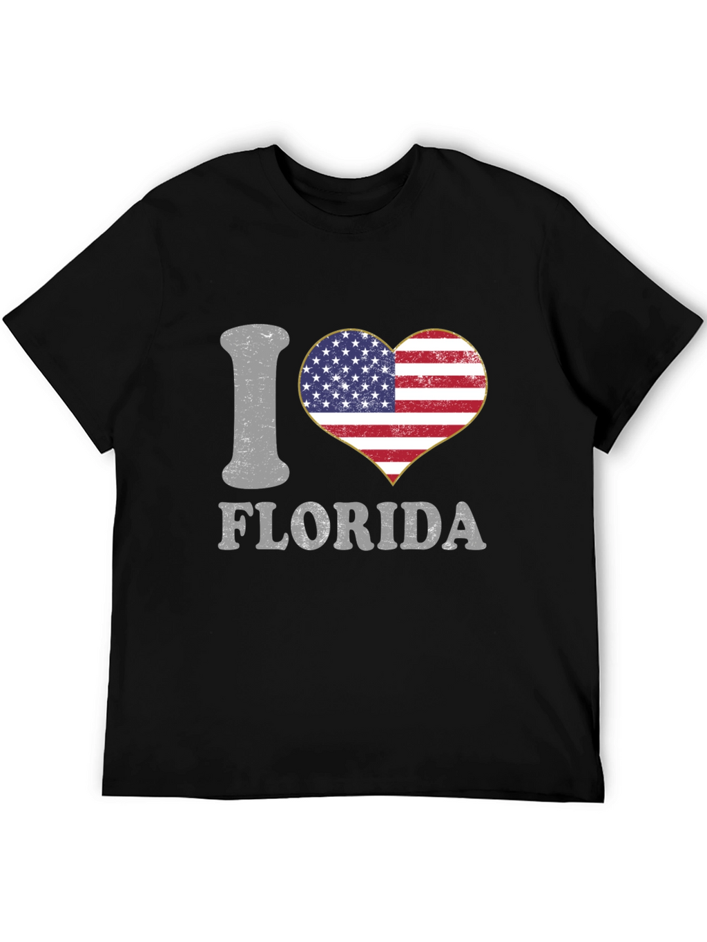 I Love Florida T-Shirt - Patriotic Design