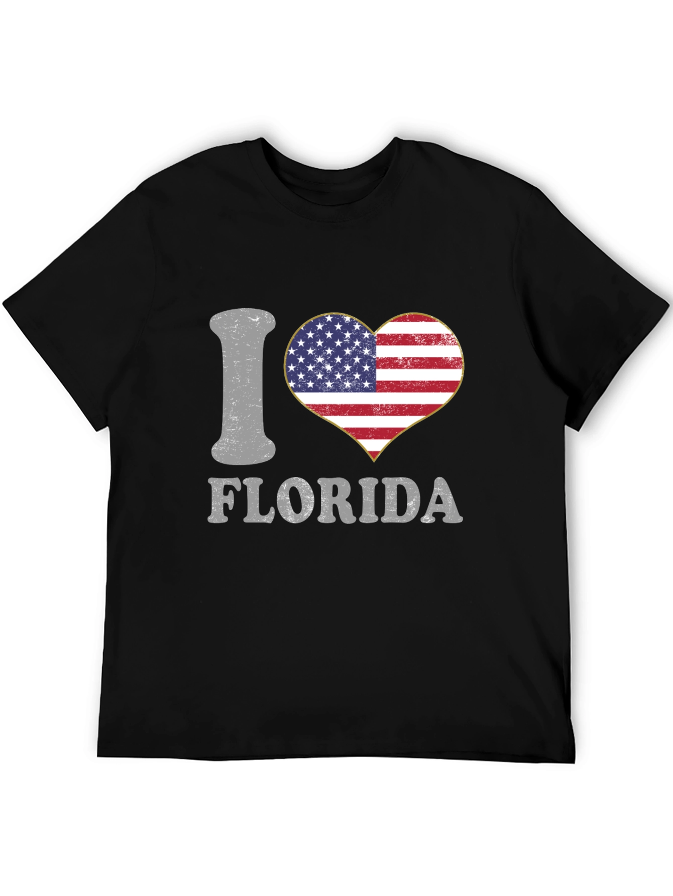 I Love Florida T-Shirt - Patriotic Design