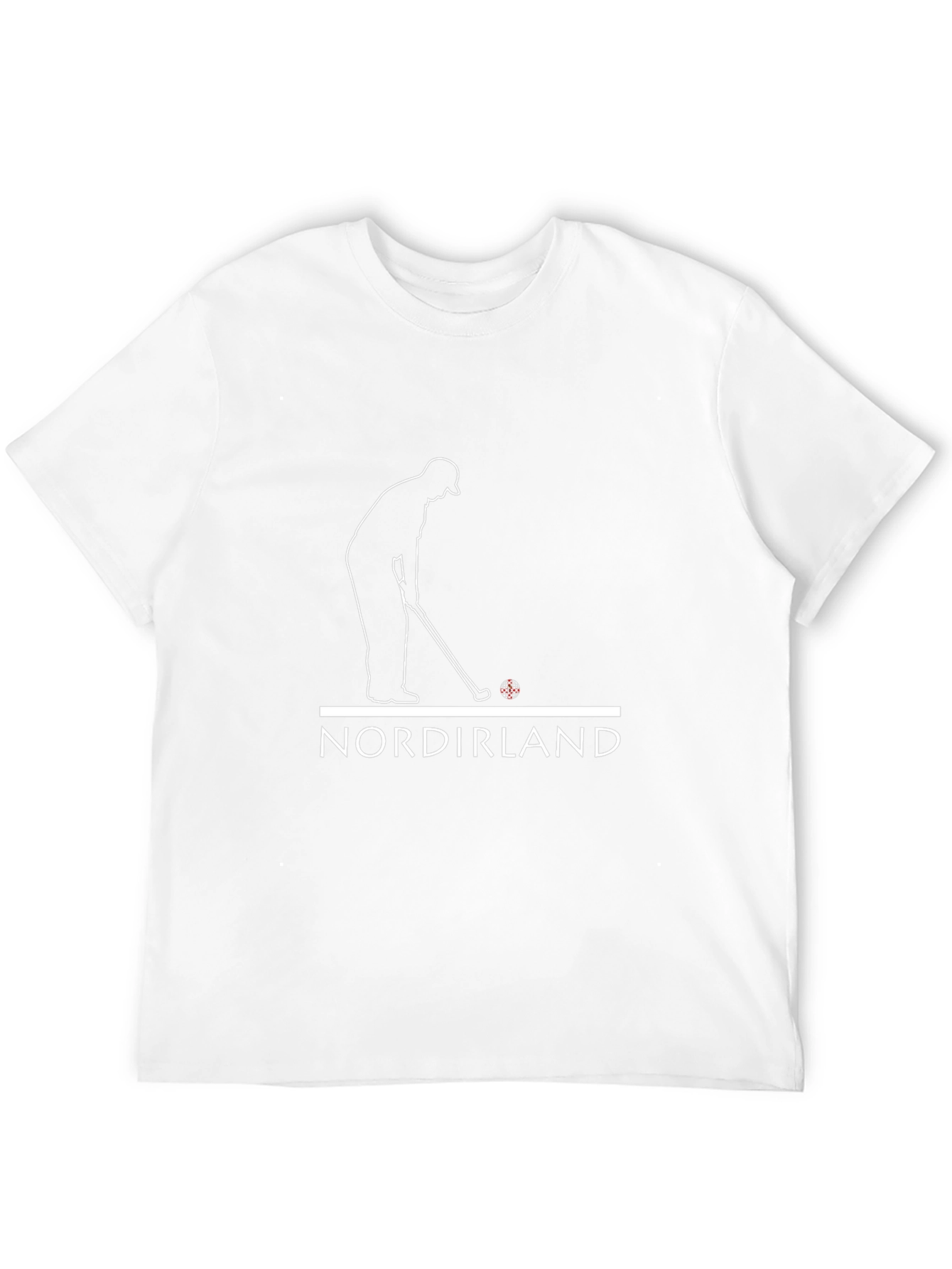 Nordirland Golf T-Shirt - Black Casual