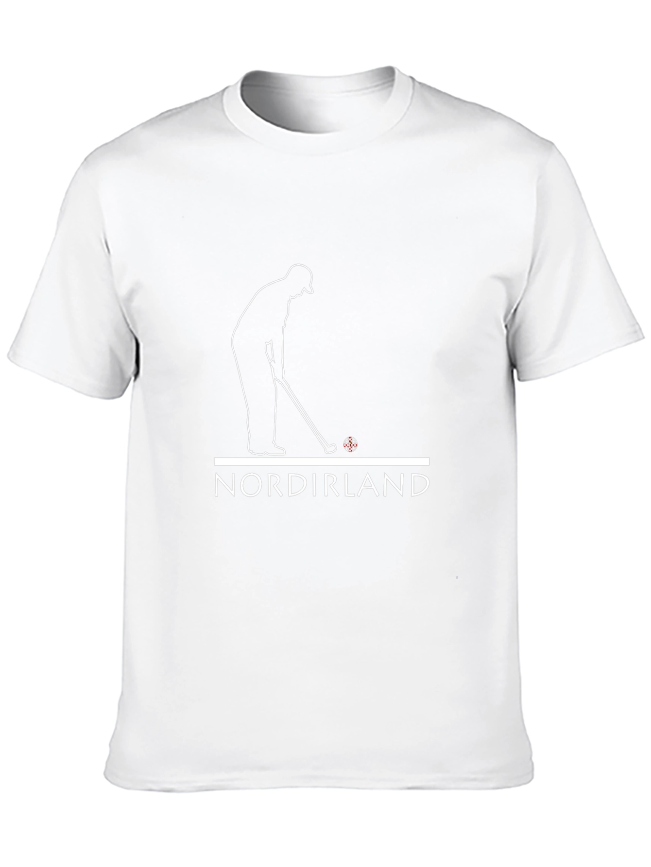 Nordirland Golf T-Shirt - Black Casual