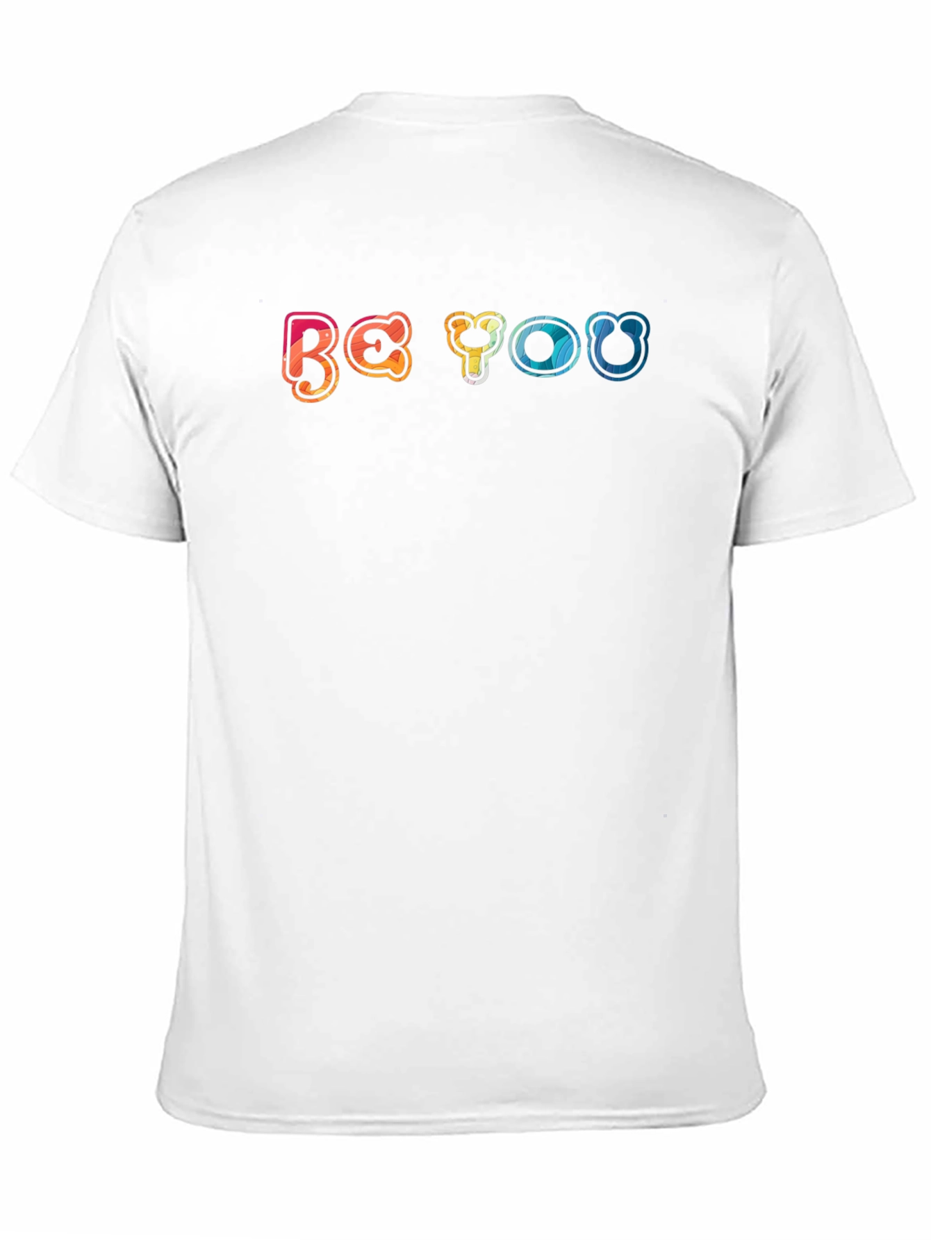 Be You Graphic Tee - Black Cotton Blend