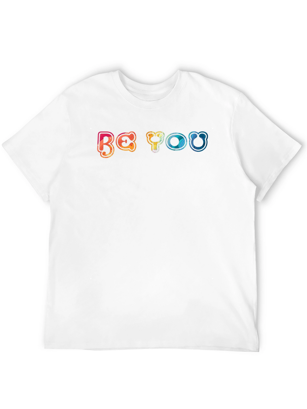 Be You Graphic Tee - Black Cotton Blend