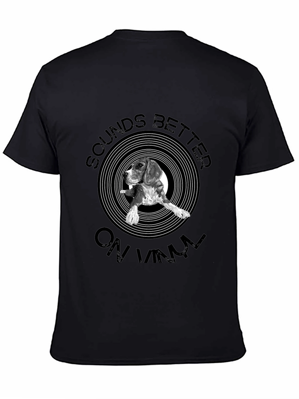 Sounds Better On Vinyl Dog Graphic Tee