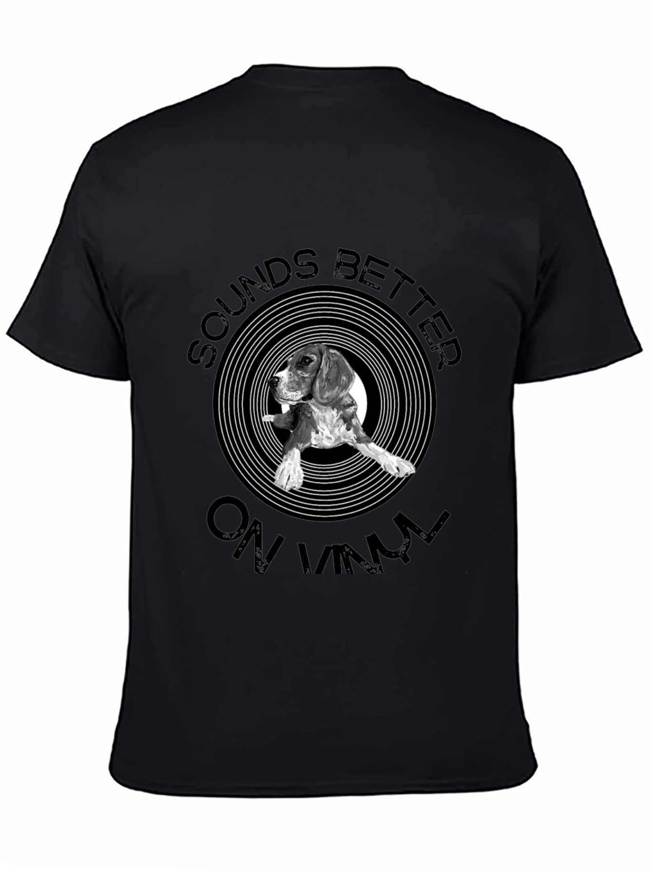 Sounds Better On Vinyl Dog Graphic Tee
