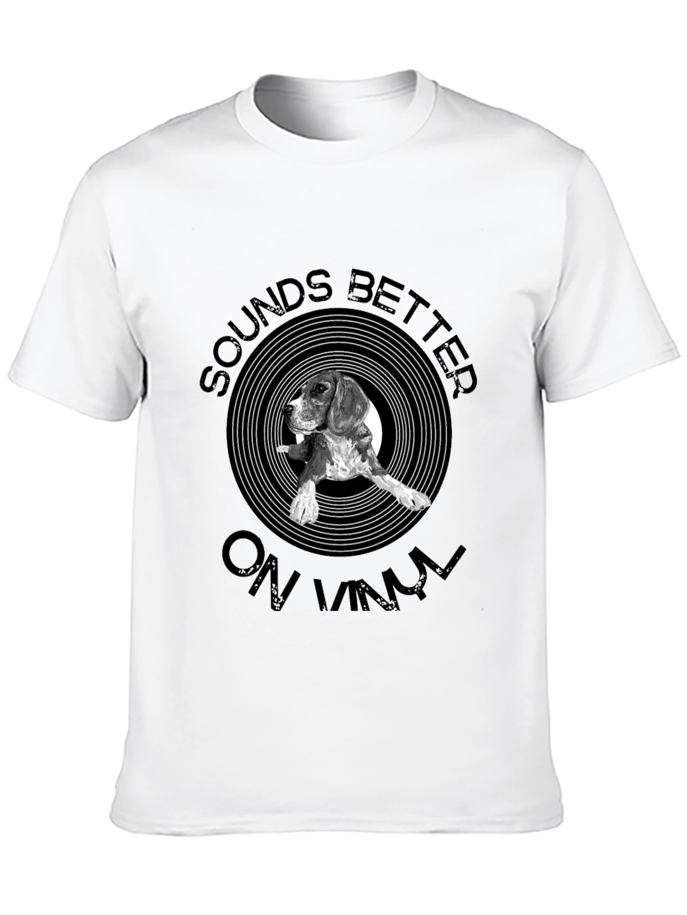 Sounds Better On Vinyl Dog Graphic Tee