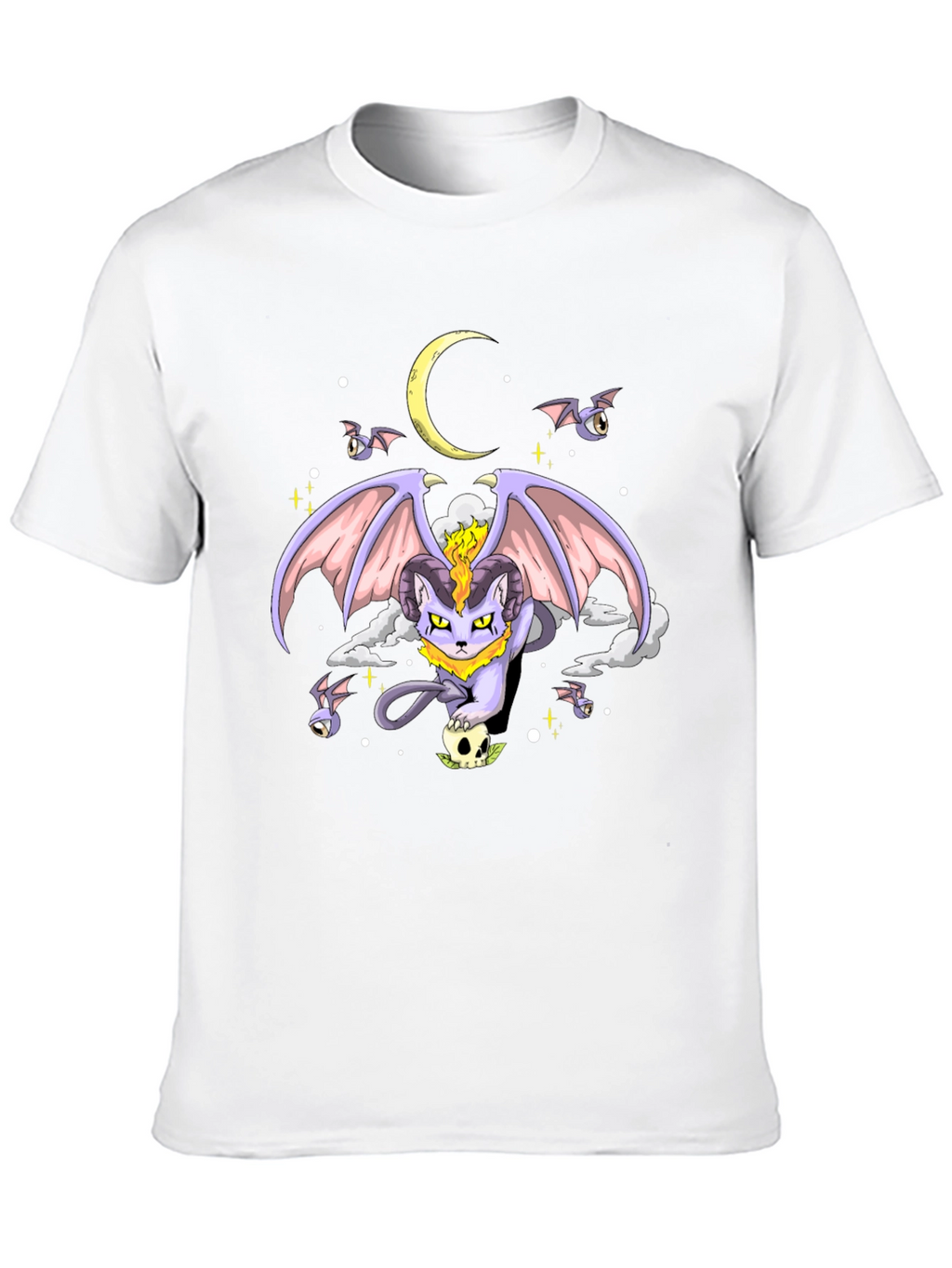 Gothic Cat Moon T-Shirt