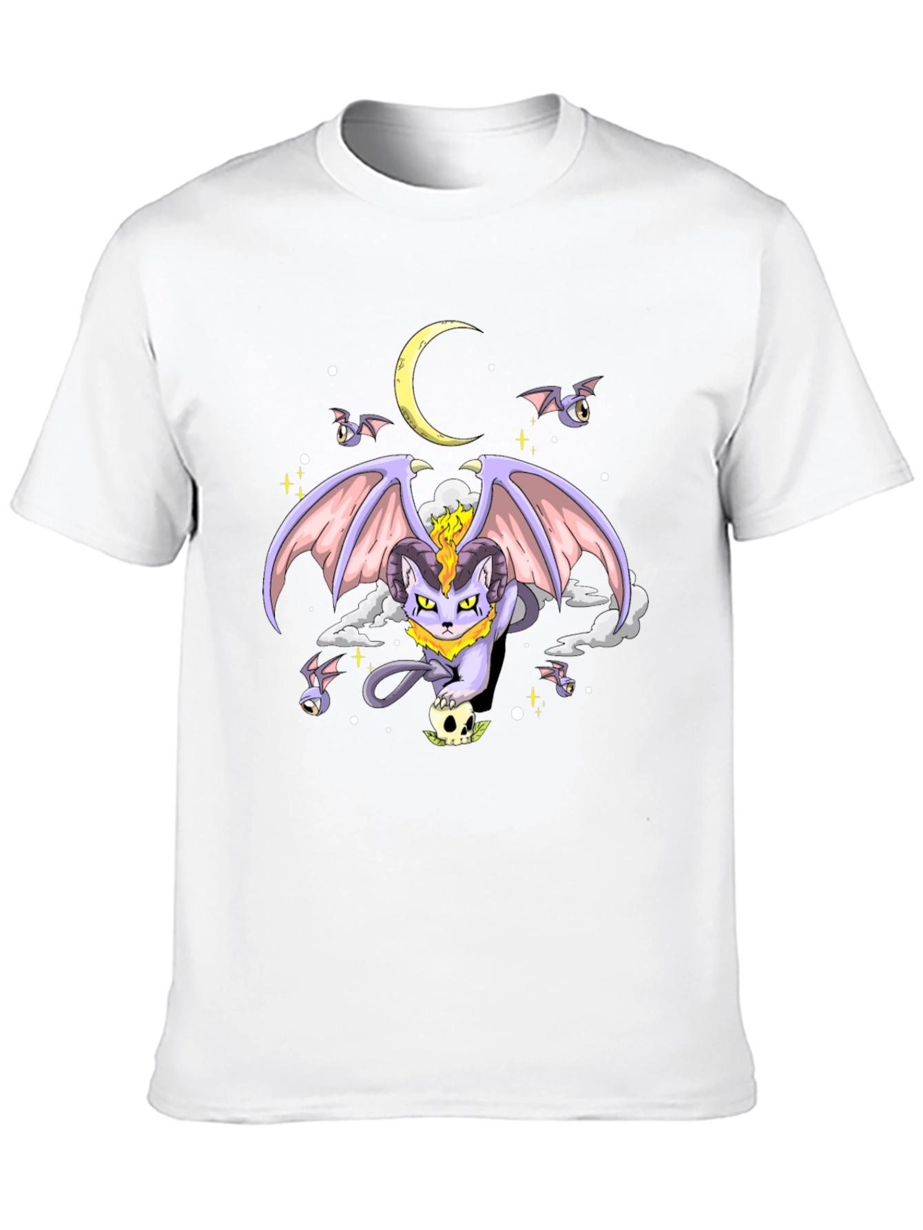 Gothic Cat Moon T-Shirt