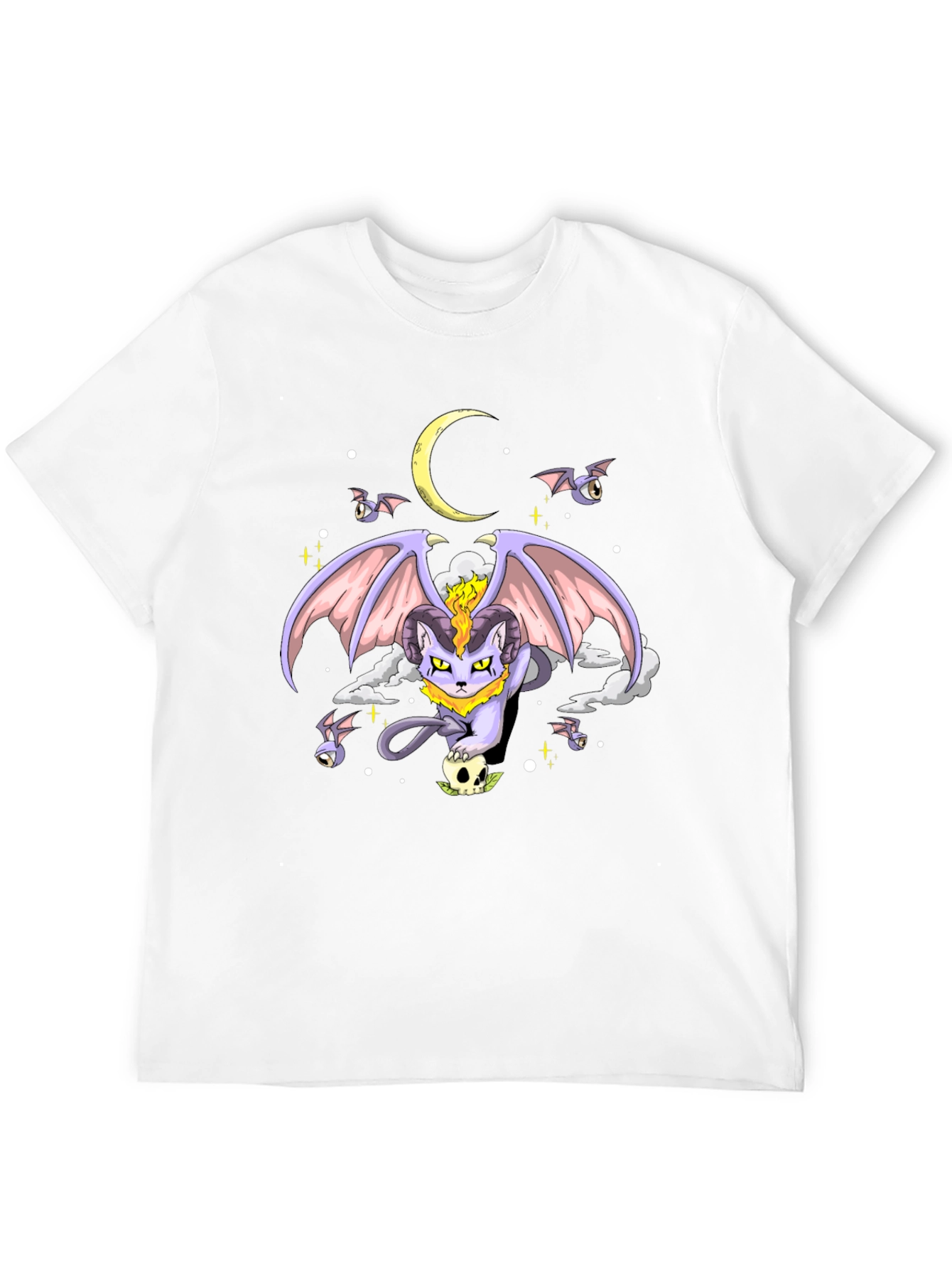 Gothic Cat Moon T-Shirt