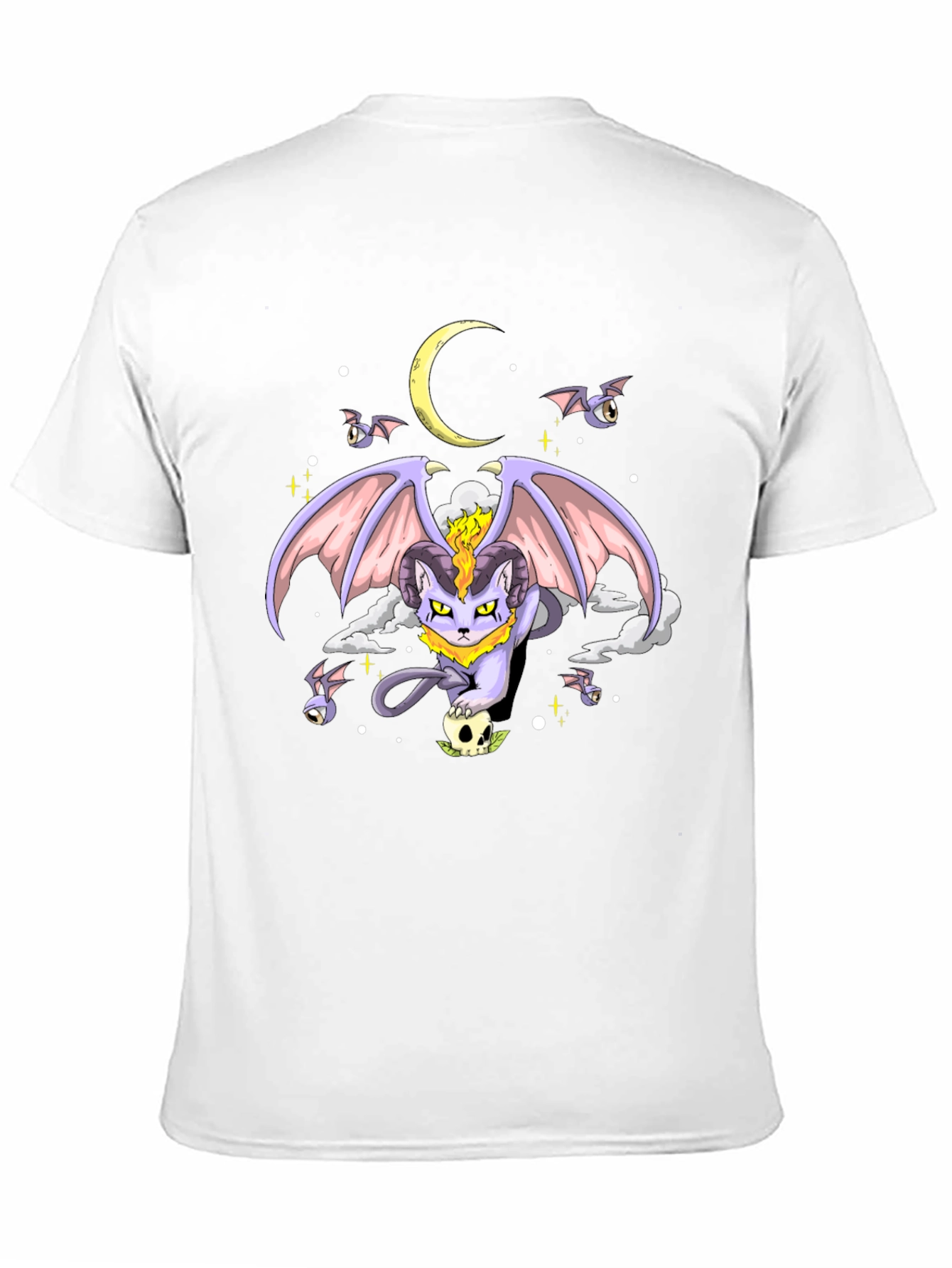 Gothic Cat Moon T-Shirt