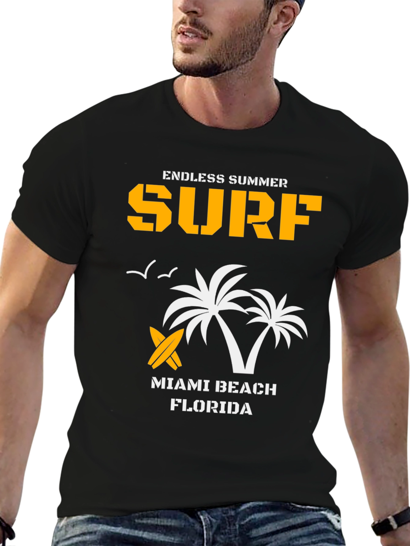 Endless Summer Surf T-Shirt - Miami Beach Florida