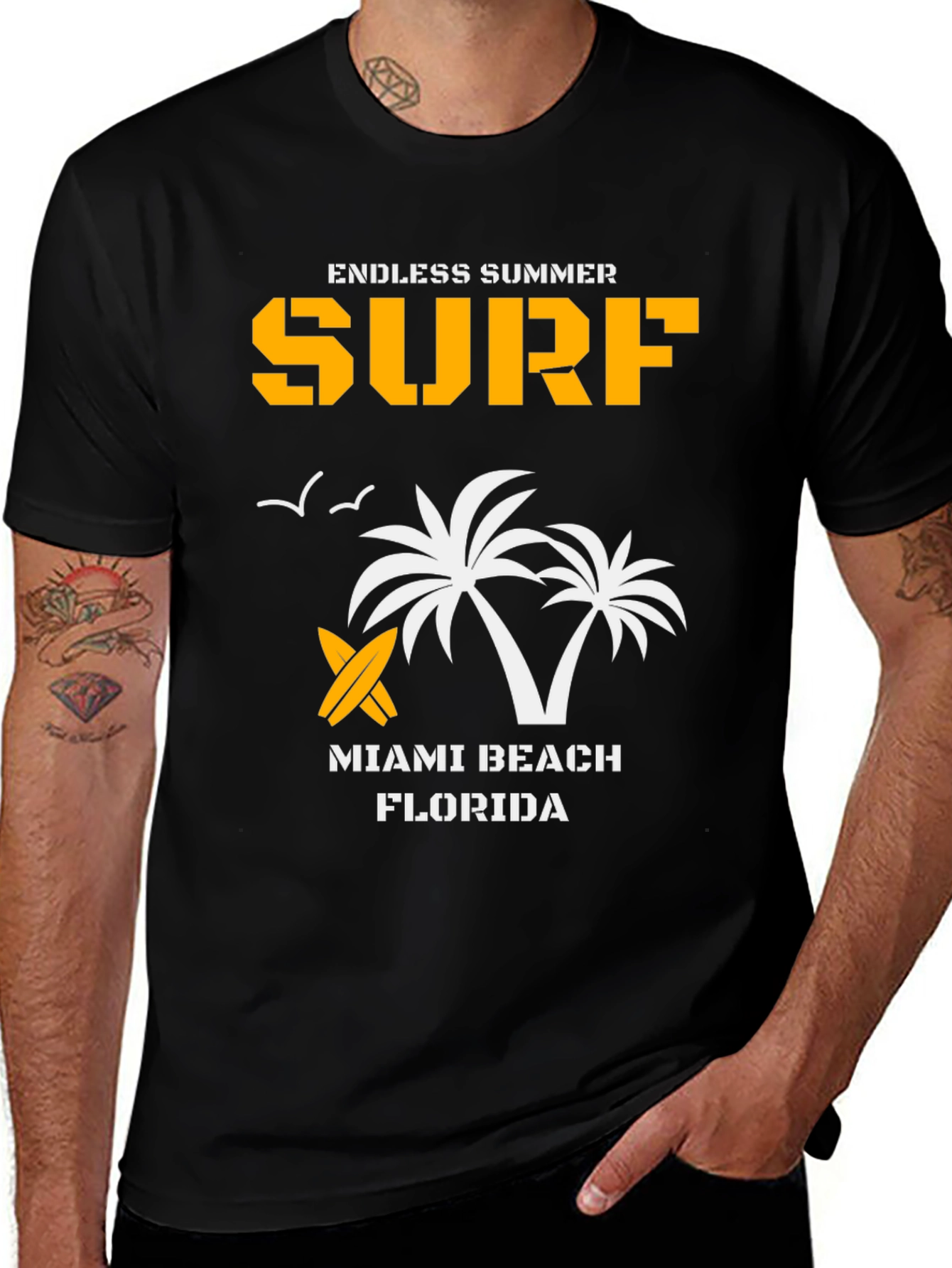 Endless Summer Surf T-Shirt - Miami Beach Florida