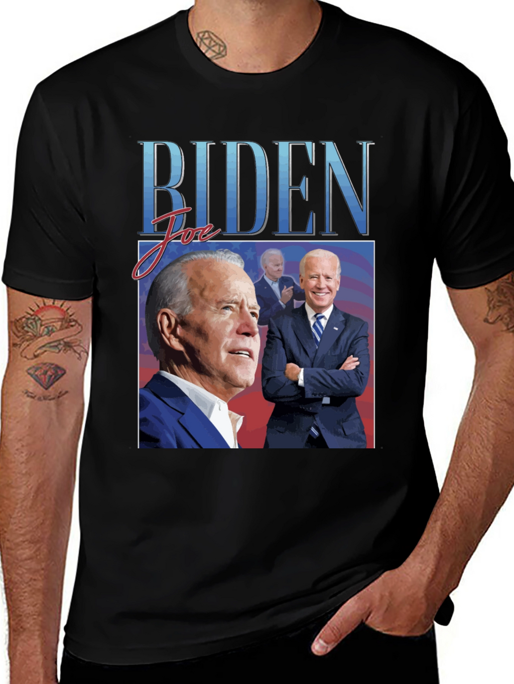 Biden Graphic Tee - Retro Political T-Shirt