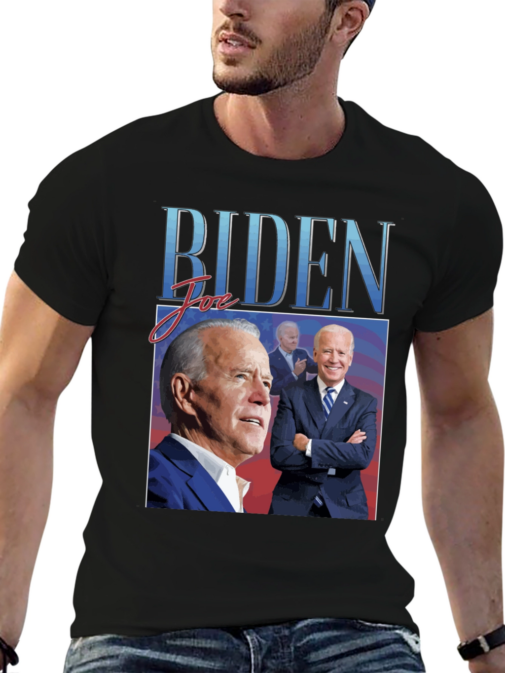 Biden Graphic Tee - Retro Political T-Shirt