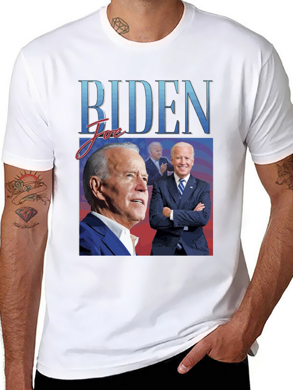 Biden Graphic Tee - Retro Political T-Shirt