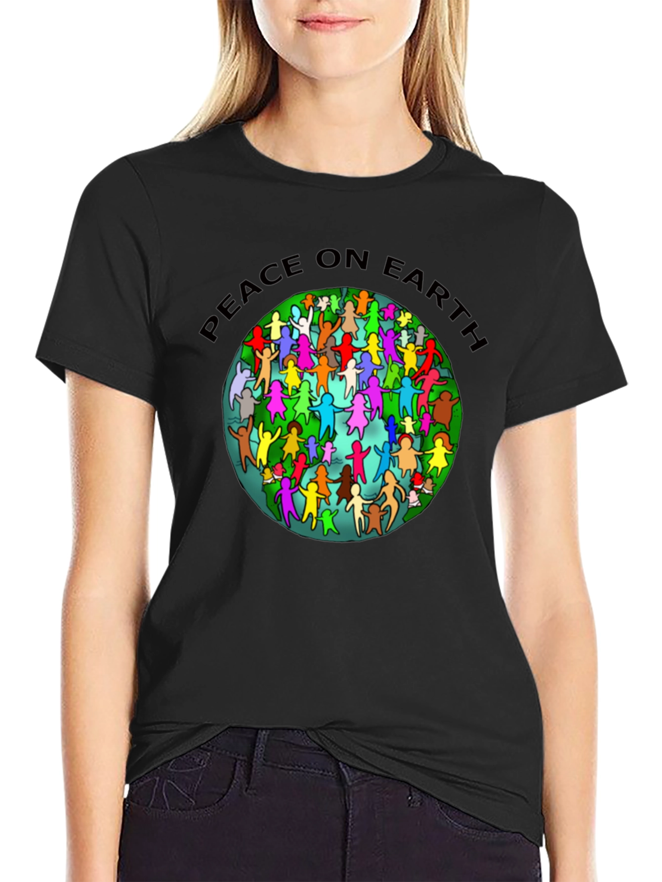 Peace On Earth T-Shirt - Unity and Global Harmony Design