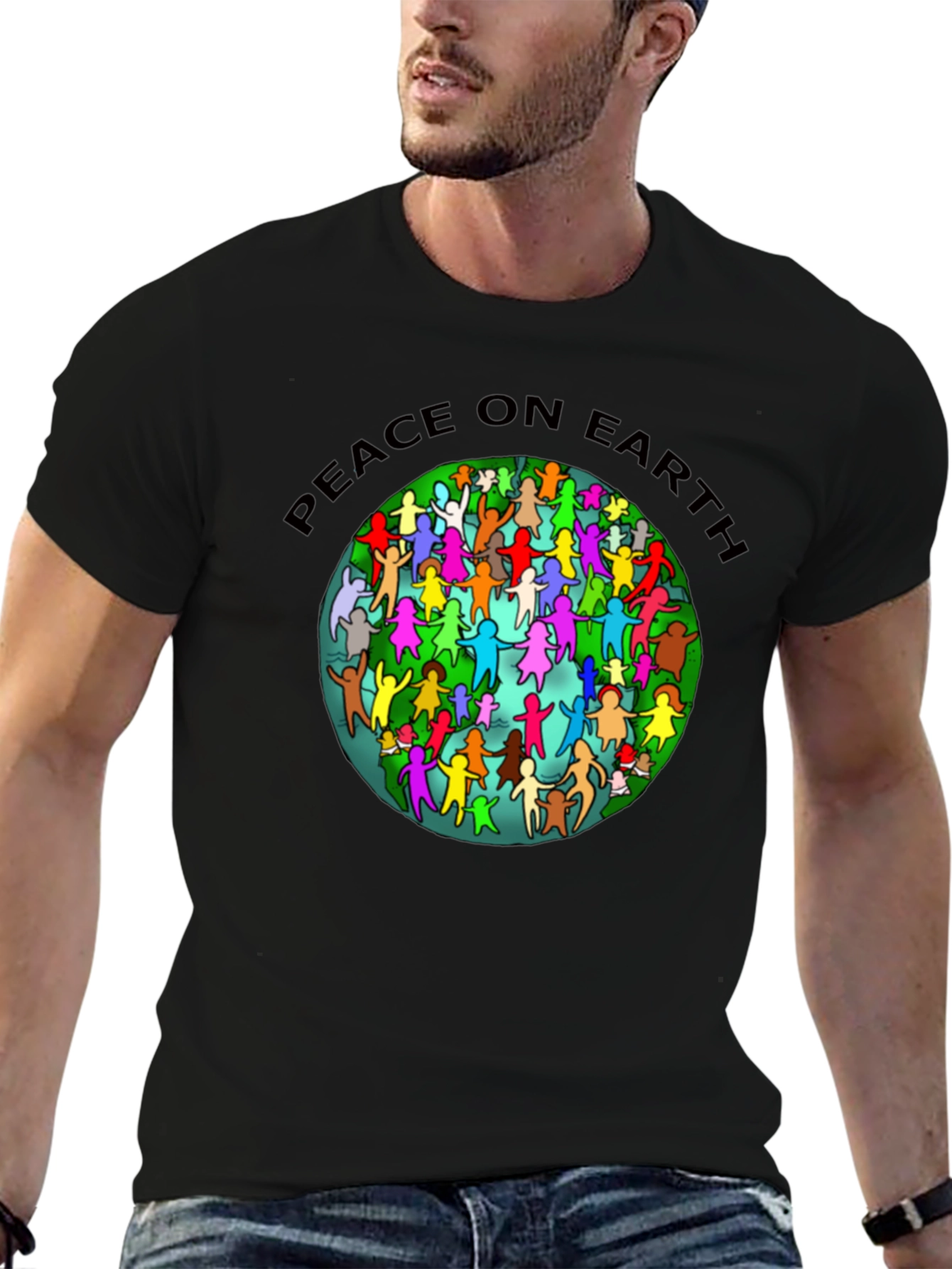 Peace On Earth T-Shirt - Unity and Global Harmony Design