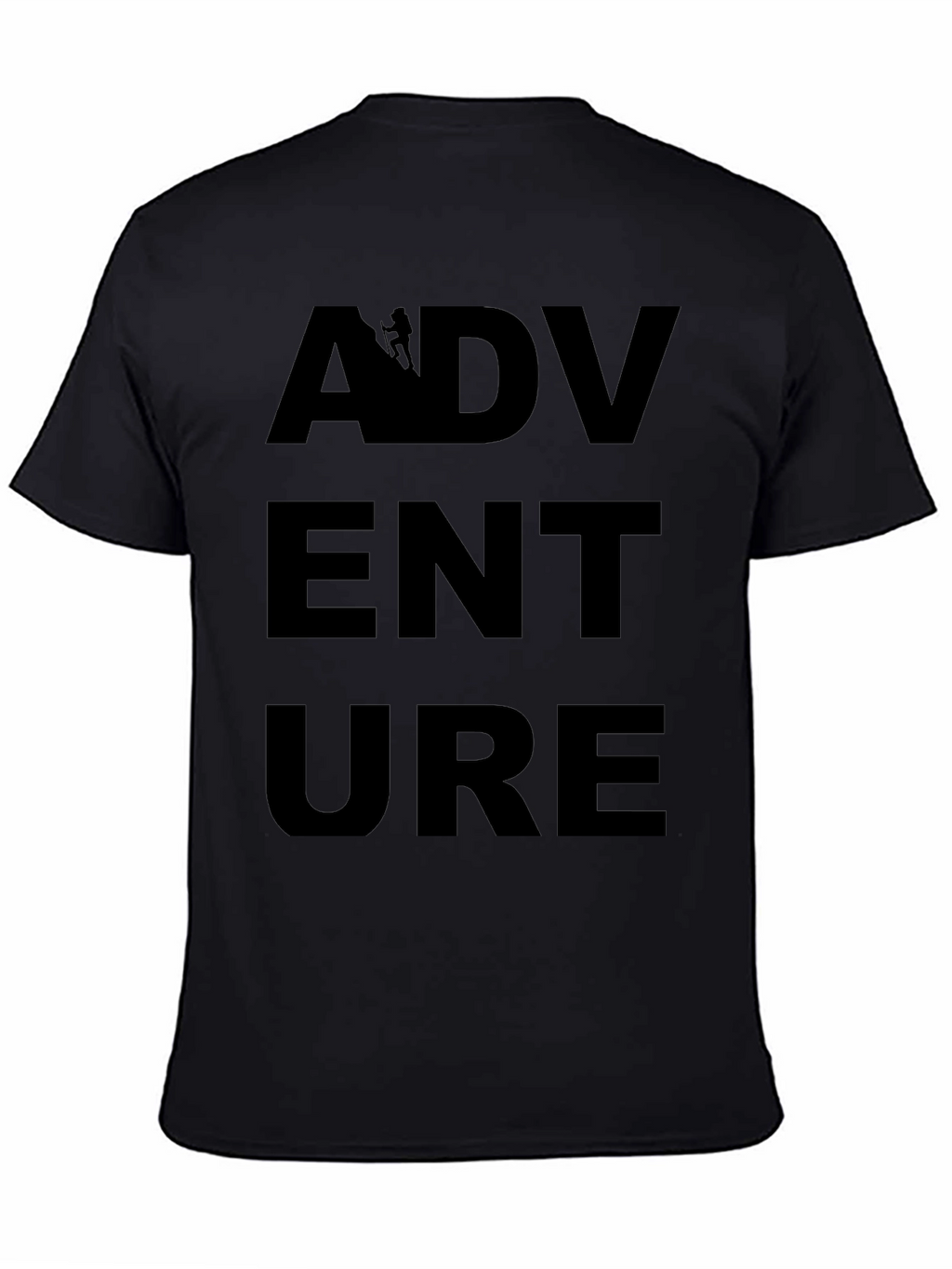 Adventure Awaits Graphic Tee - Black