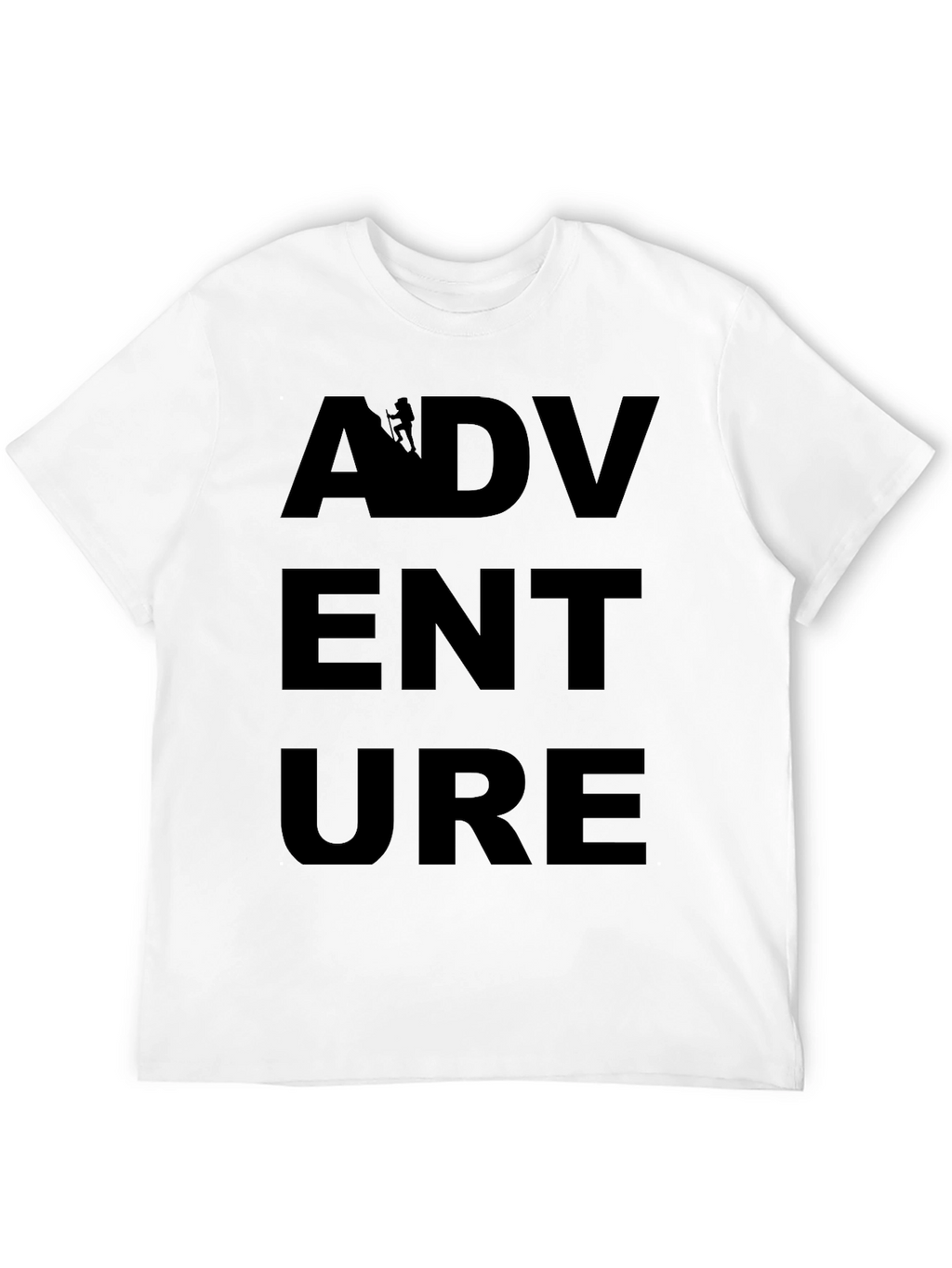 Adventure Awaits Graphic Tee - Black