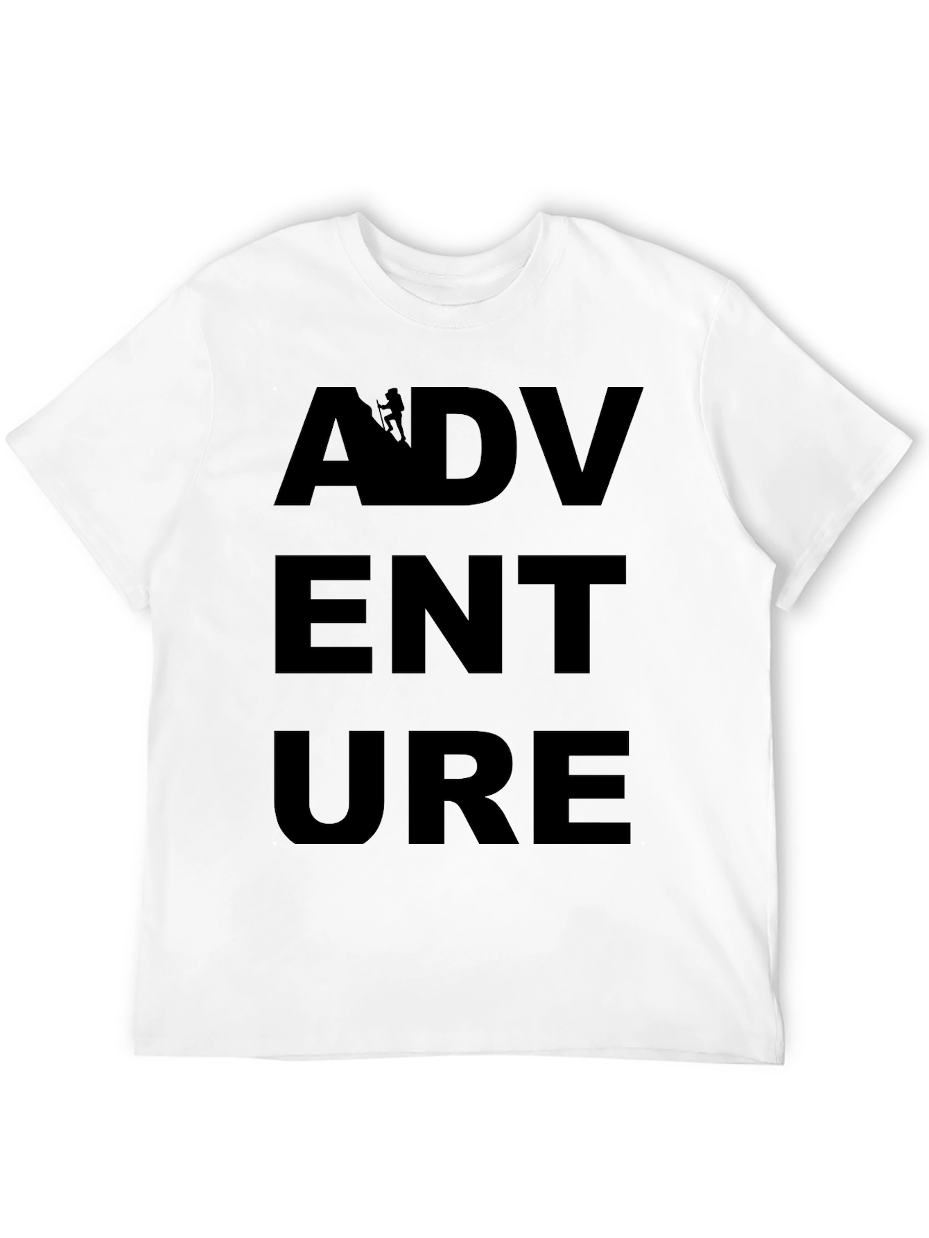 Adventure Awaits Graphic Tee - Black