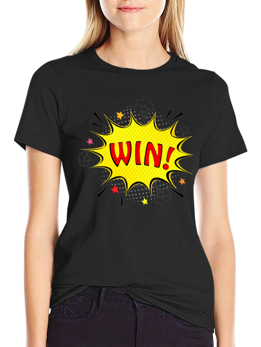 Comic Style WIN! Graphic Tee