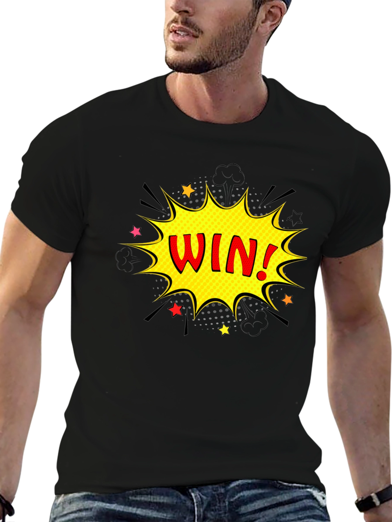 Comic Style WIN! Graphic Tee