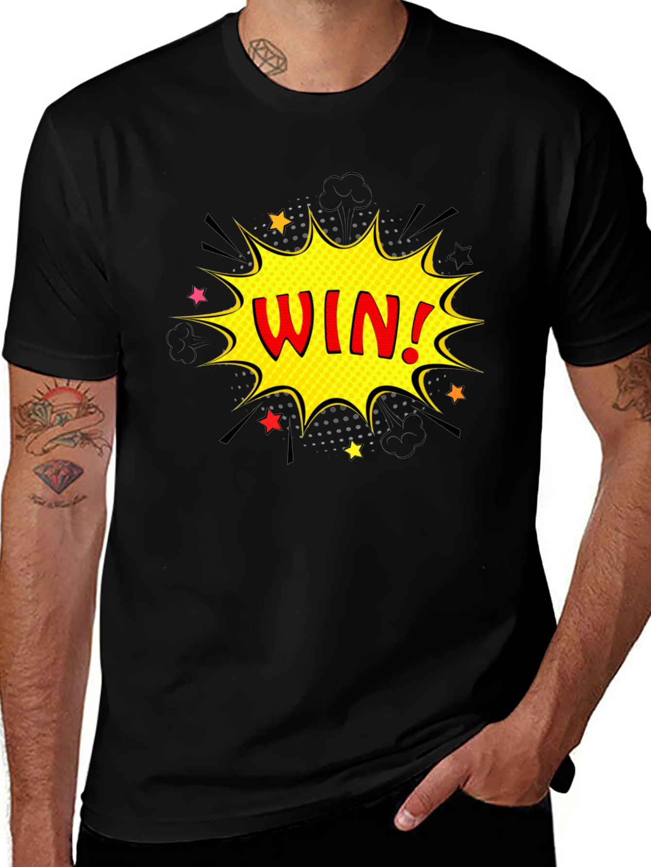 Comic Style WIN! Graphic Tee