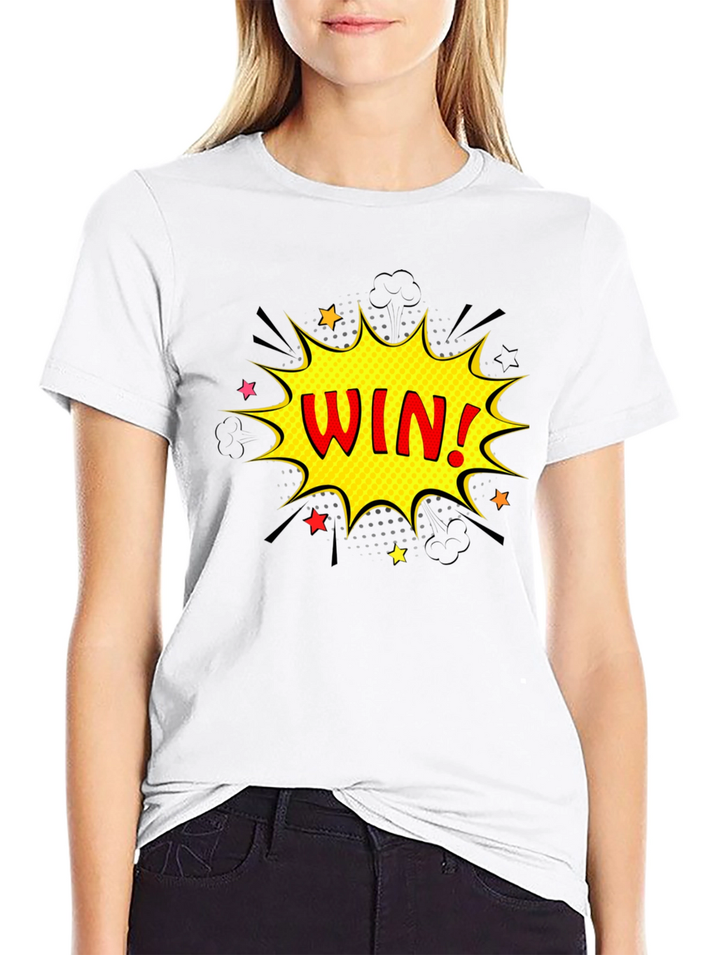 Comic Style WIN! Graphic Tee