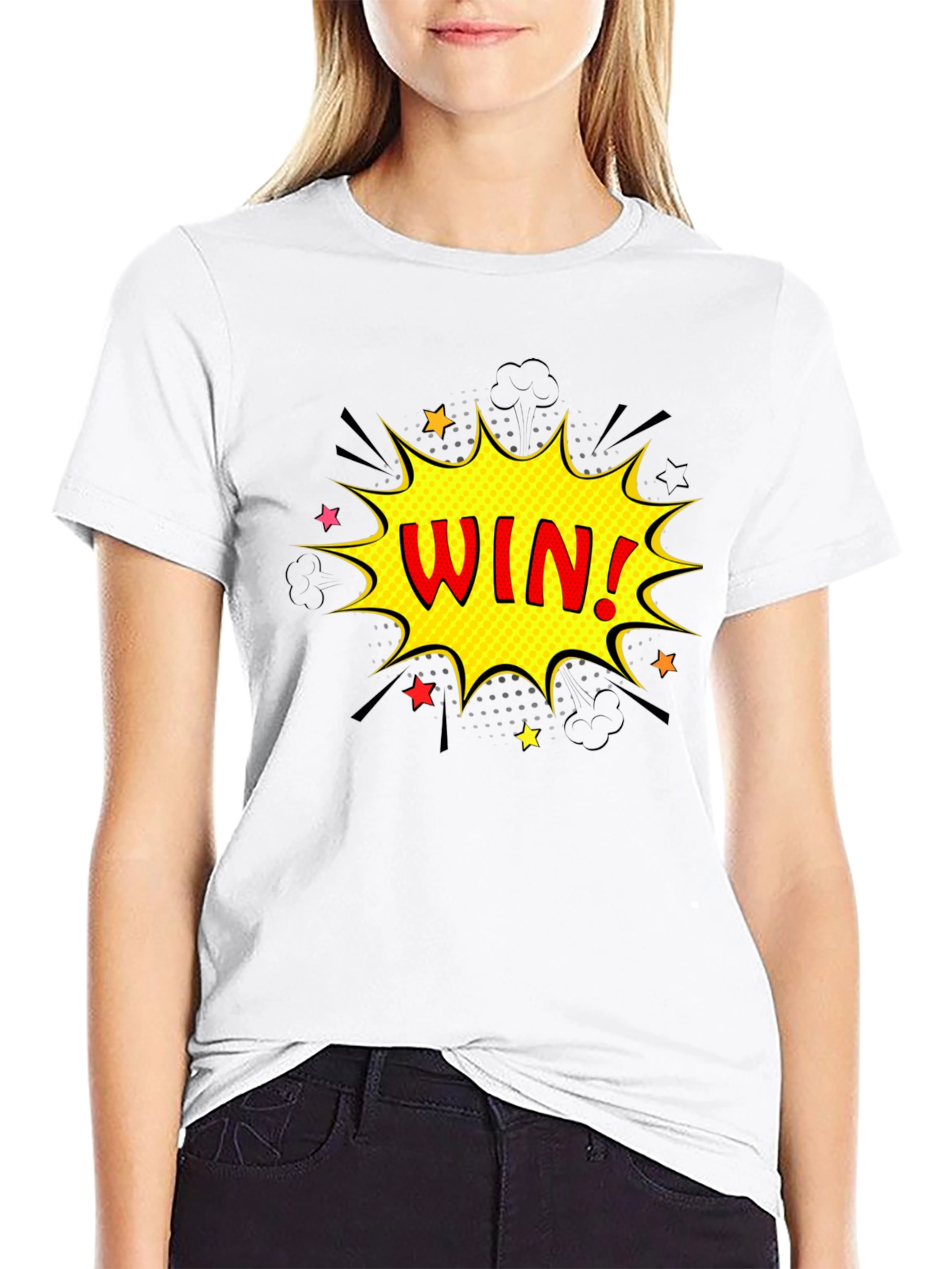 Comic Style WIN! Graphic Tee